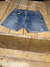 Women s Levi s 501 Cut Off Shorts Vnt 1989 W 30 Inches