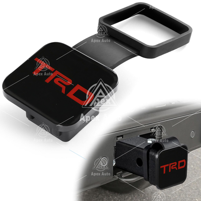 #ad 2quot; Hitch Receiver Cover Tow Trailer Tube Cap 4Way Flat For Tacoma 4Runner Tundra $22.99