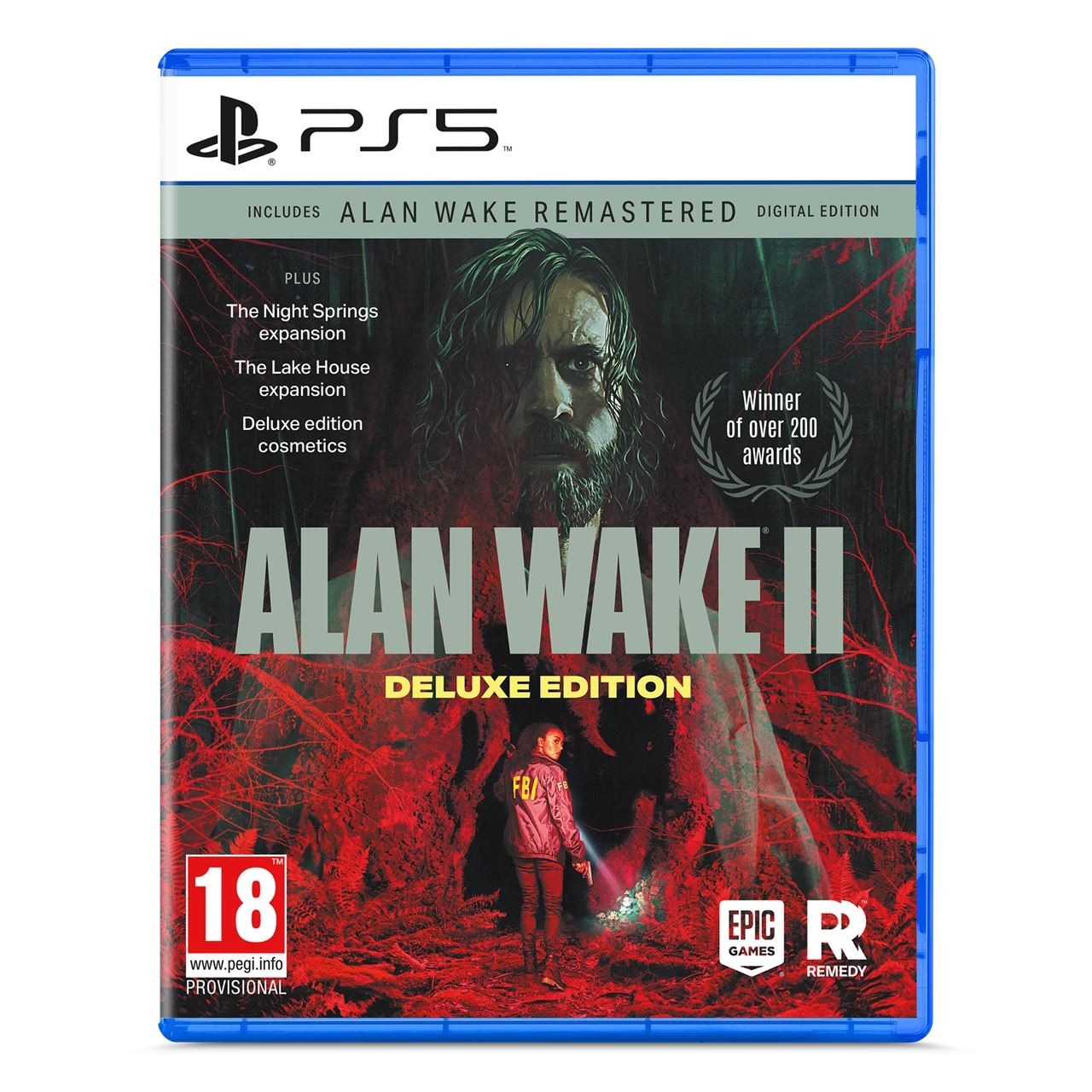 Alan Wake 2 PlayStation 5 Deluxe Edition Console Game Horror PS5 Video Game