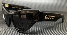 GUCCI GG1294S 001 Black Grey Medium 57 mm Women's Sunglasses