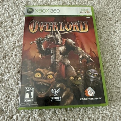 Overlord (Microsoft Xbox 360, 2007) Complete With Manual, NO MAP