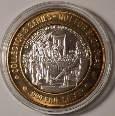 TRUMP TAJ MAHAL .999 FINE SILVER CASINO CHIP COLLECTORS SERIES | eBay