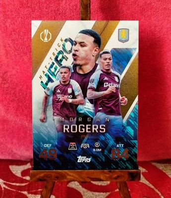 TOPPS MATCH ATTAX Extra CL 2025/26 - Morgan Rogers Hat Trick Hero Aston Villa 