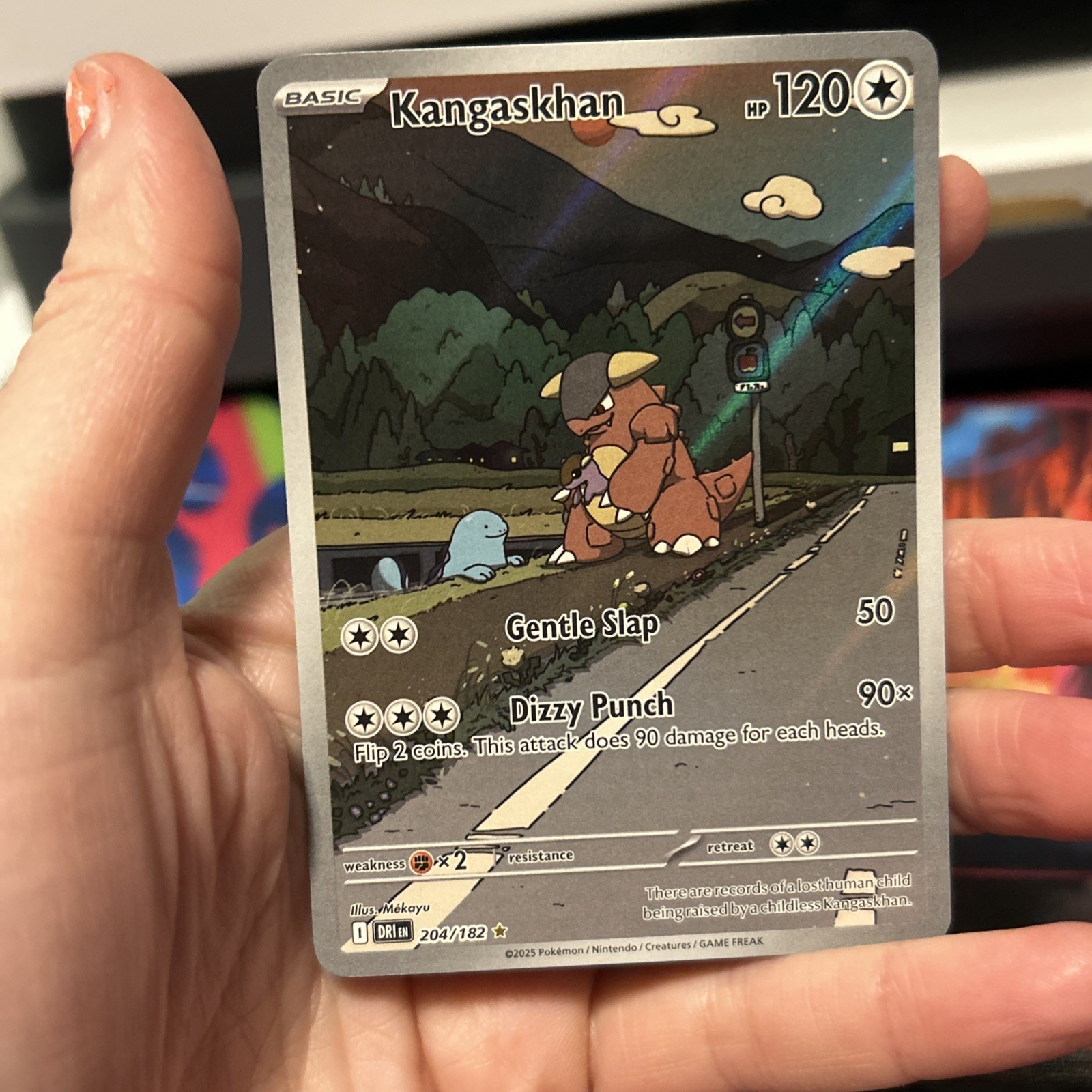 Pokémon TCG Kangaskhan 204/182 Sv10: Destined Rivals NM Condition