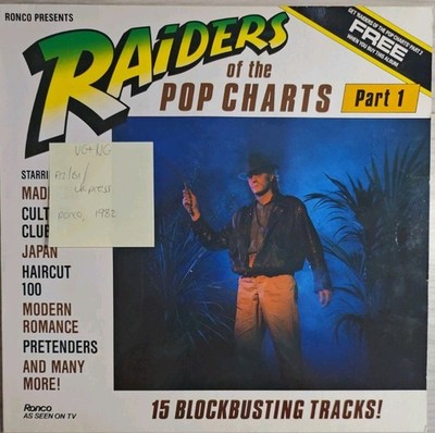Various Raiders Of The Pop Charts Part 1 Vinyl Record VG+/VG RTL2088 1982