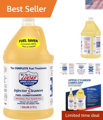 High-Performance 1 Gal Fuel Additive - Optimal for Gasoline & Diesel Vehicles