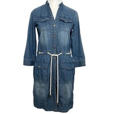 Michael Kors Chambray Denim Dress petite