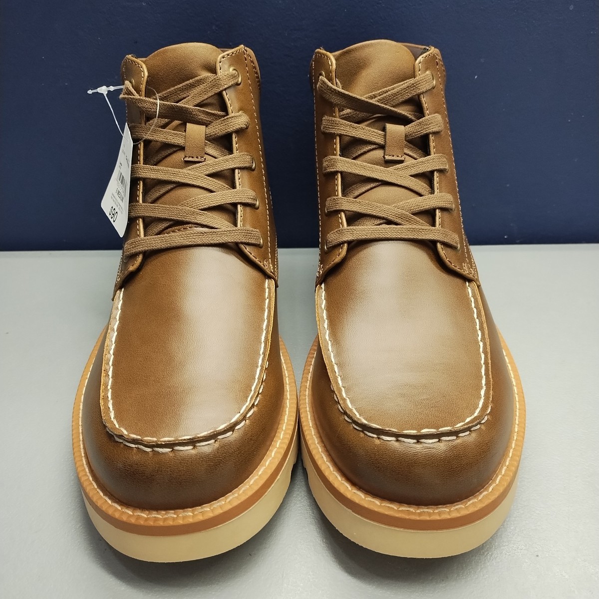 Mutual Weave Drew Ankle Boots Mens US Size‎ 13M Brown Synthetic Moc Toe Lace Up Mutual Weave Drew Ankle Boots Mens US Size 9M Brown  main image 2