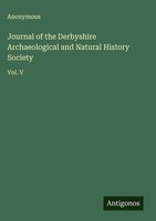 Anonymous | Journal Of The Derbyshire Archaeological And Natural History Society