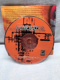 Generator Vol 1 Sega Dreamcast Sleeved Good Used Condition Video Game