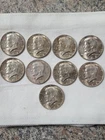 9 Each 1964 Kennedy Half Dollars