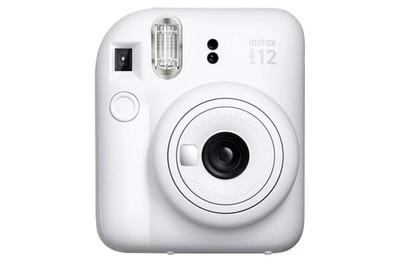 NEW Fujifilm Instax Mini 12 Instant Film Camera, Clay White INCLUDES Film Pack