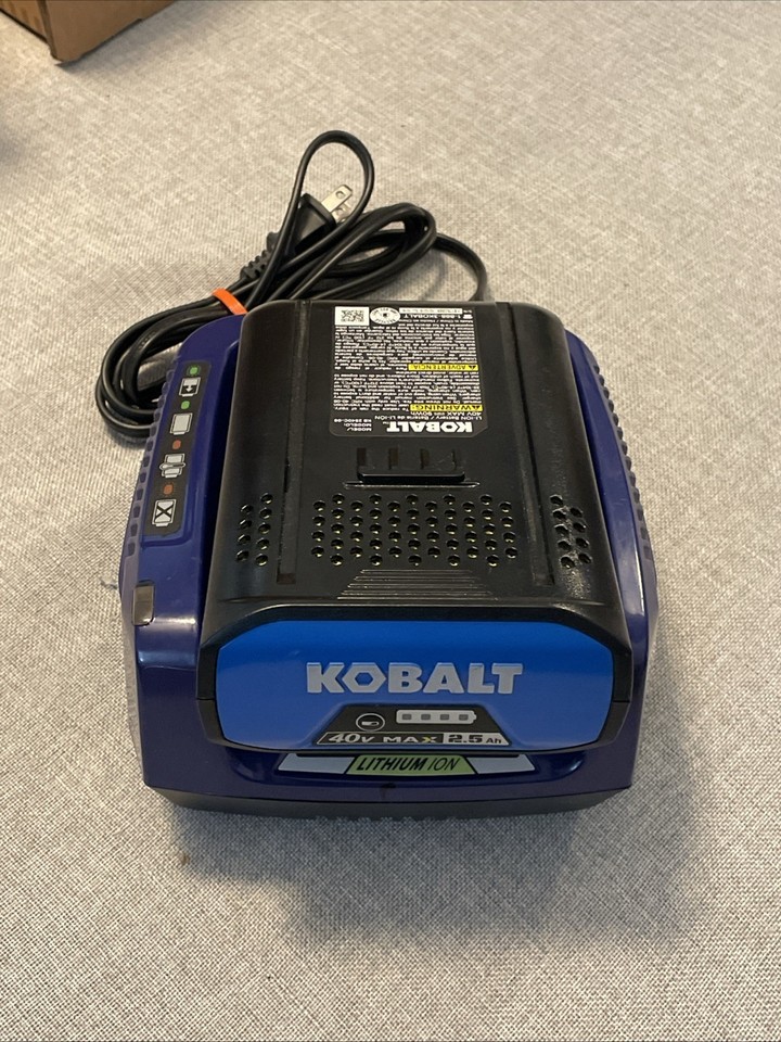 Kobalt 40V Max Ultimate Output Lithium Ion 2.5 Ah Battery & Charger | eBay