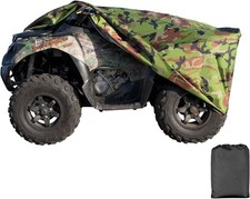 Waterproof ATV Cover, Heavy Duty Material Protects 4 Wheeler from Snow Rain or S