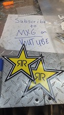 Genuine 6 Inch Rockstar Star Stickers New Genuine 6 Inch Rockstar Star Stickers New
