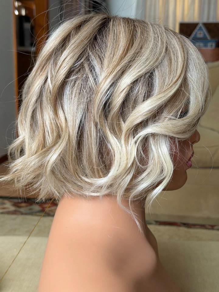 AUSTEN Wig BelleTress Milkshake Blonde R Hand-Tied Lace Front Retail $508 - Image 3 of 4