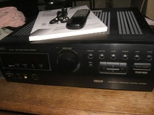 JVC RX-530RBK Audio/Video Receiver schwarz + Anleitung + Fernbedienung + 2 Kabel