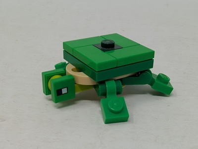 LEGO Minecraft Turtle Brick Built Minifigure - 662505 21152 21254