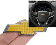 Gold Steering Wheel Bowtie Overlay Chevy Silverado 2014-2024 Emblem Badge Gold Steering Wheel Bowtie Overlay Chevy Silverado 2014-2024 Emblem Badge