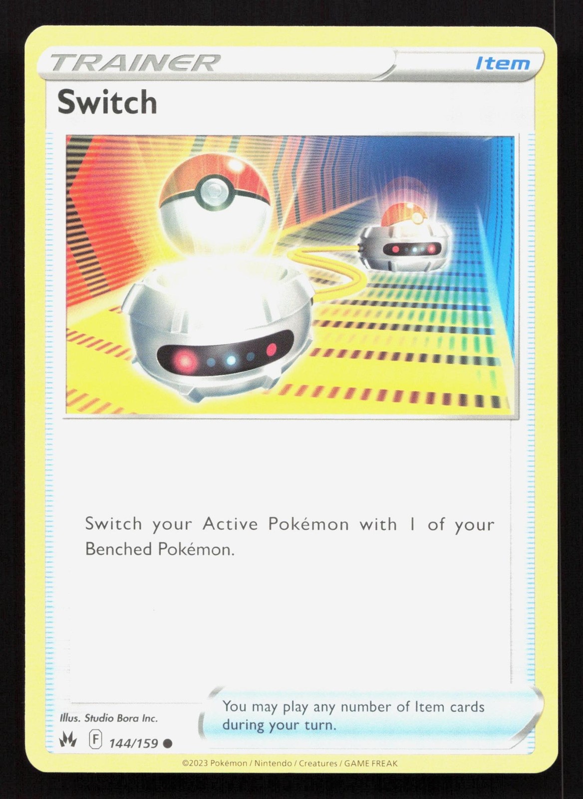 Switch 144/159 Crown Zenith NM Pokemon Card TCG