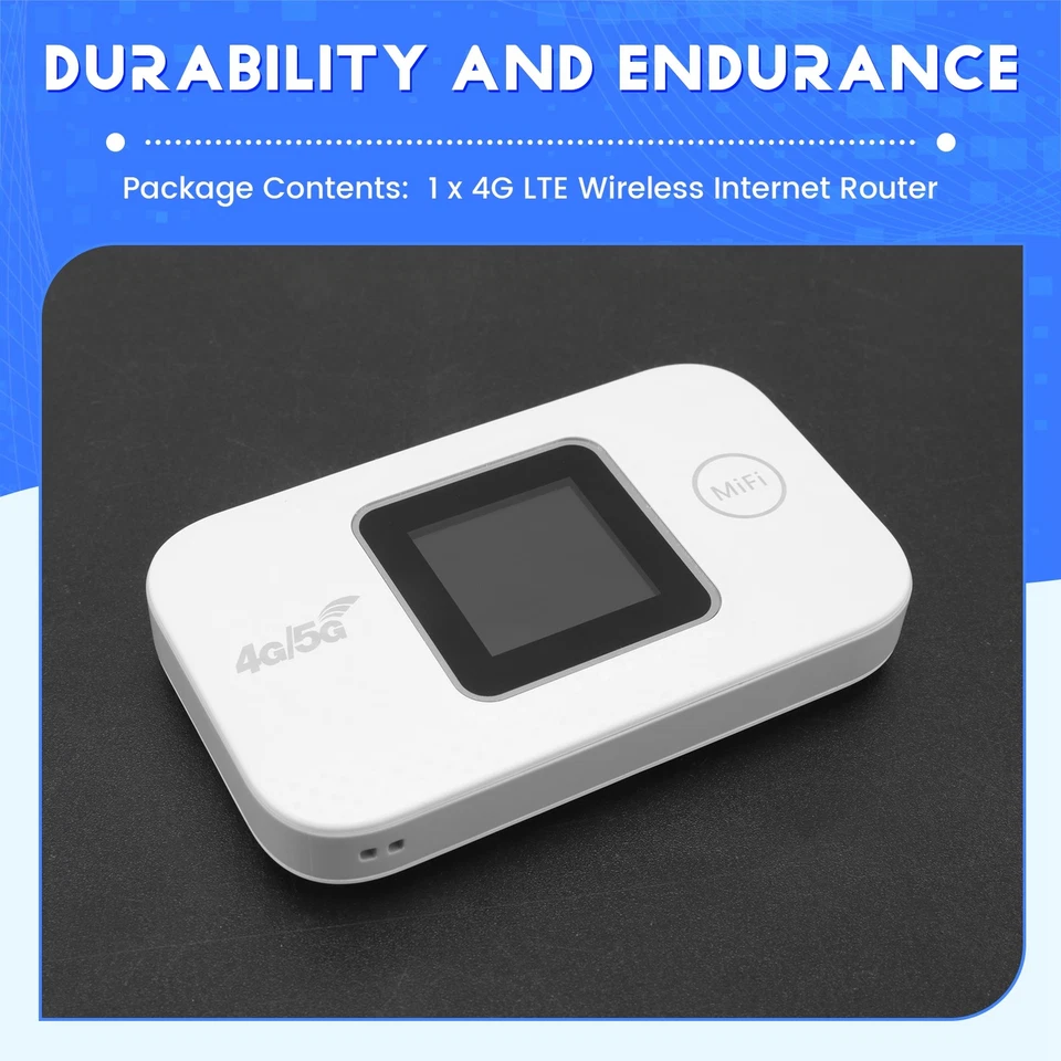 4G/5G Mobiler Hotspot WLAN Router 4G LTE Router Repeater Modem mit Sim7214 - Bild 3 von 4