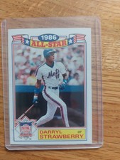 Darryl Strawberry 1986 All-Star. Topps Commemorative Card #8