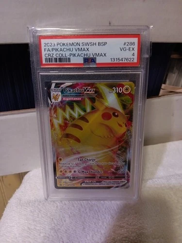 2023 POKÉMON SWSH BSP FA/PIKACHU BMAX VRZ COLL-PIKACHU VMAX PSA 4