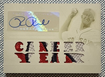 Rick PORCELLO 2015 Topps Triple Threads White Whale Patch AUTO #TTAR-RP4 1/1 