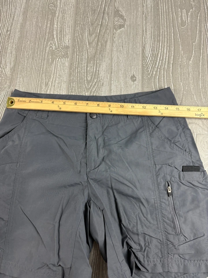 REI Cargo Shorts Womens Size 4 Gray UPF 50+ Hiking Outdoor Inseam 8 - Image 4 of 4