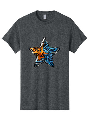 Star Mens Graphic Tee, 100% Cotton, Casual Summer Wear