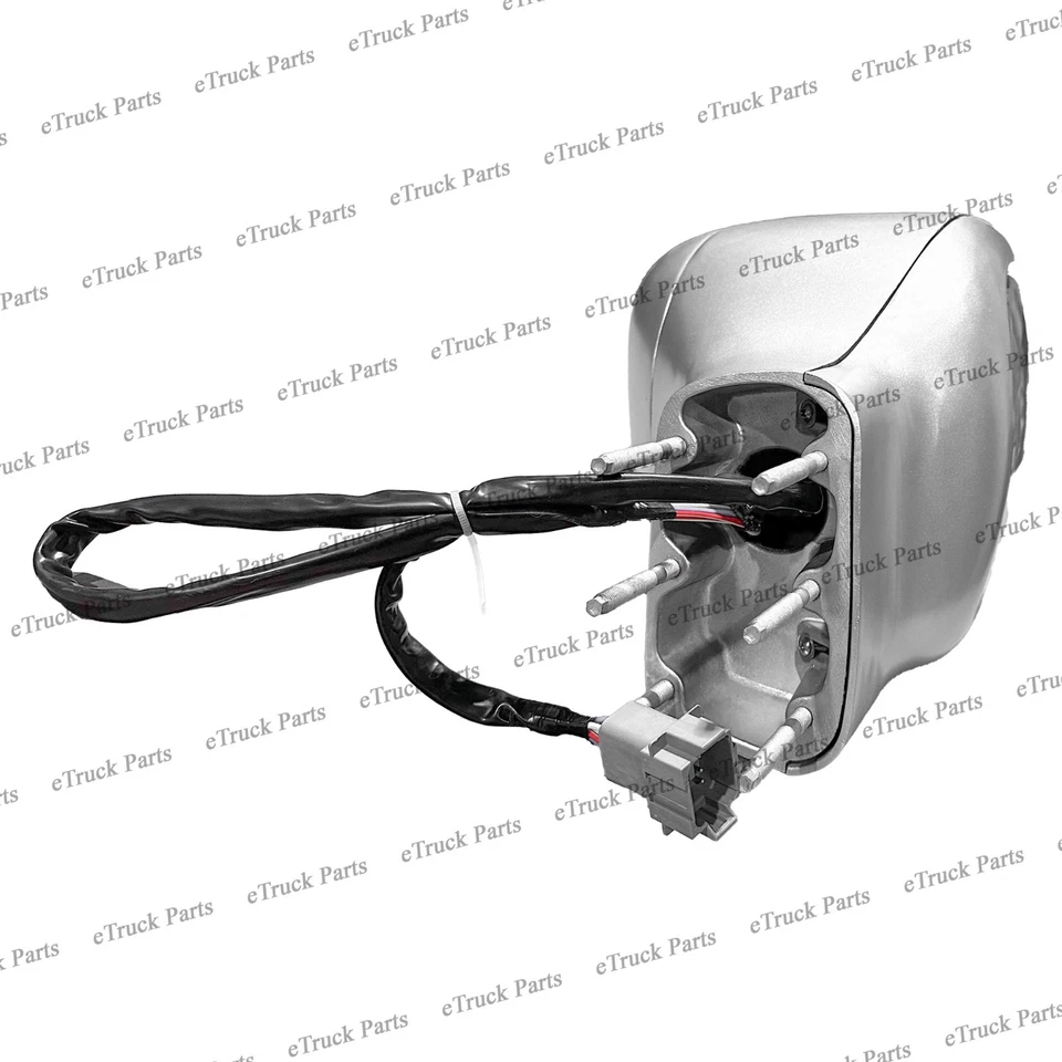 2008 - Peterbilt 388 389 567 589 LH Halogen Headlight w/ Matte Chrome Housing - Imagem 4 de 4