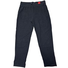 New Marc New York Andrew Marc Womens Black Ribbed Knit Jogger Pants Size Small