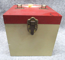 1950's-60's Platter-Pak Type Metal Case/Box For 7"/45 rpm Vinyl Records 80 Ct.