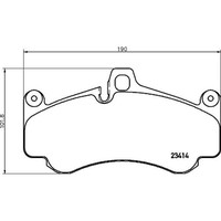 Brembo BremsbeläGe Bremsbelegsatz Vorne System Brembo FüR Porsche 911