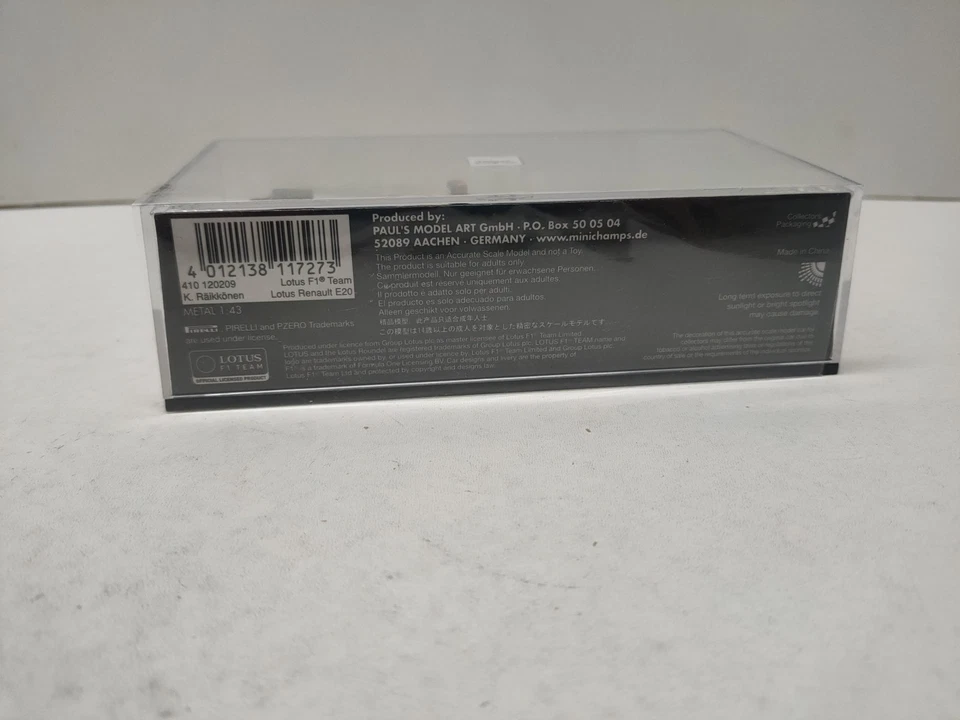Lotus E20 Raikkonen Winner Abu Dhabi GP 2012 1/43 Minichamps - Photo 4/4