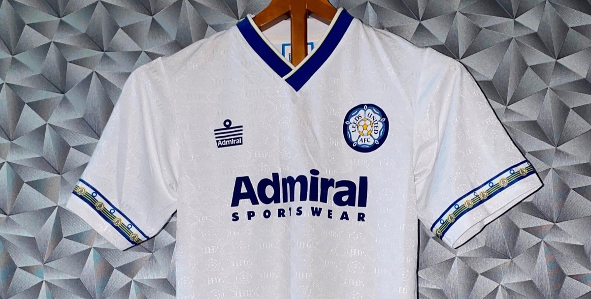 Maillot Leeds United Third 1992/1993 – Admiral – Taille L – RARE