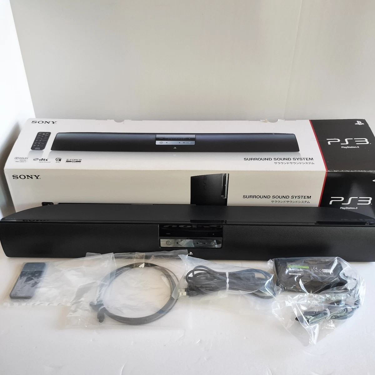 SONY CECH-ZVS1J PS3 surround sound system Used Tested 100V-240V w SONY CECH-ZVS1J PS3 surround sound system Used Tested 100V-240V w