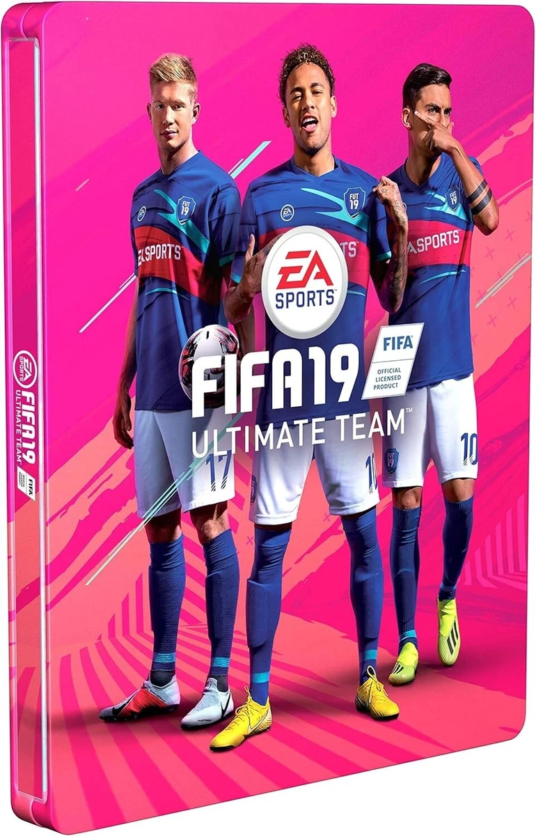 Steelbook Standard FIFA 19 - Boîtier Métal Officiel EA - Neuf - Sans Jeu