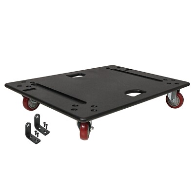 Sound Town Sturdy Plywood Caster board Easy Transport 4'' Wheels Brakes ZSCB-118S