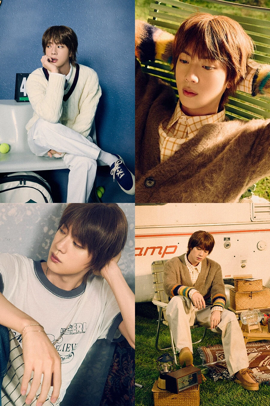 BTS KIM SEOK JIN HAPPY 1st Solo Album CD+Photo Book+2 Poster+