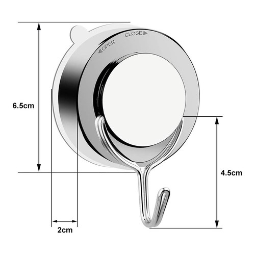 4XVakuum Saugnapf Haken Wand Saughaken Handtuchhalter Handtuchhaken5kg Ohne Bohr - Bild 6 von 8