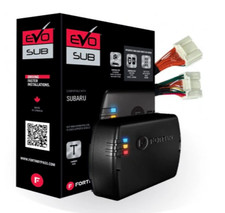 Fortin Evo-subt4 Stand-alone Add-on Remote Start System For Subaru Push-to-start