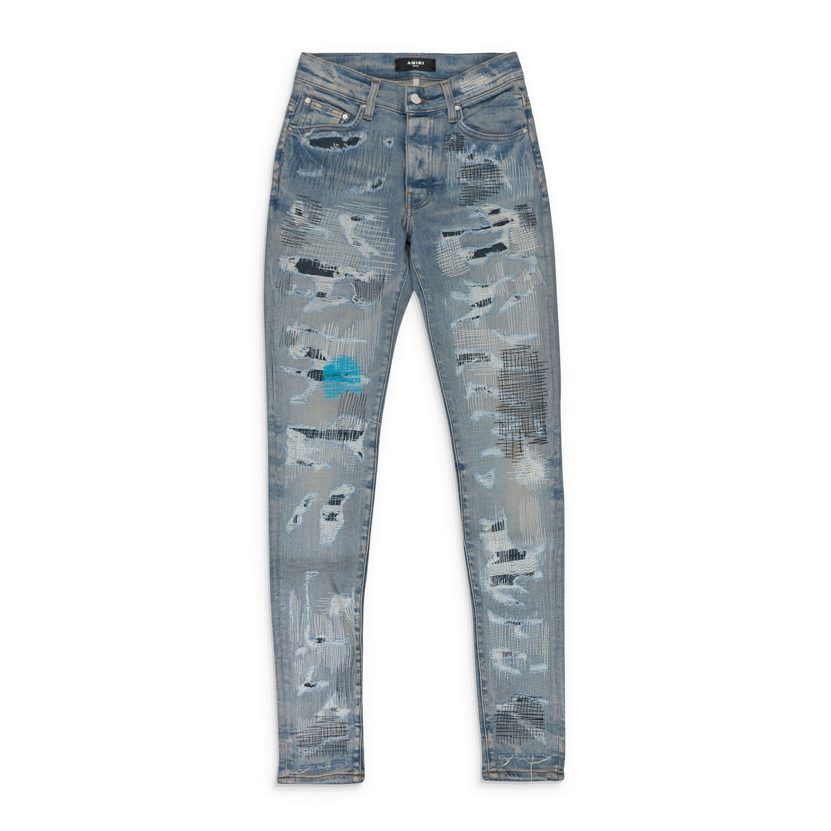 NWT AMIRI ALL OVER REPAIR CLAY INDIGO JEANS SIZE 34 $1390 | eBay NWT AMIRI ALL OVER REPAIR CLAY INDIGO JEANS SIZE 34 $1390 | eBay