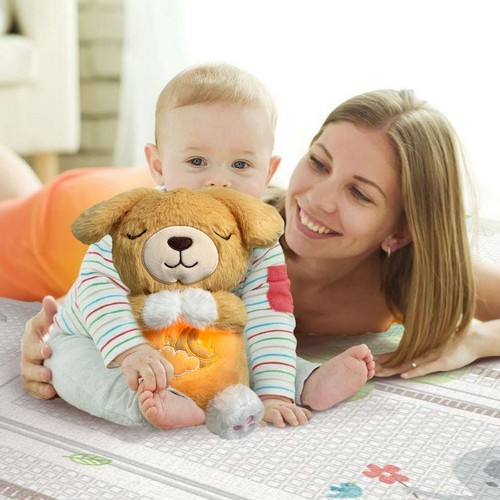 Animal Plush Doll Baby Sleeping Companion with Soothing Sound and Light Gift - Picture 9 of 14