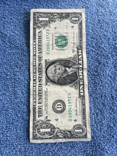 One Dollar Bill Tombstone Note 1972 2004 D20041972D - Picture 5 of 8