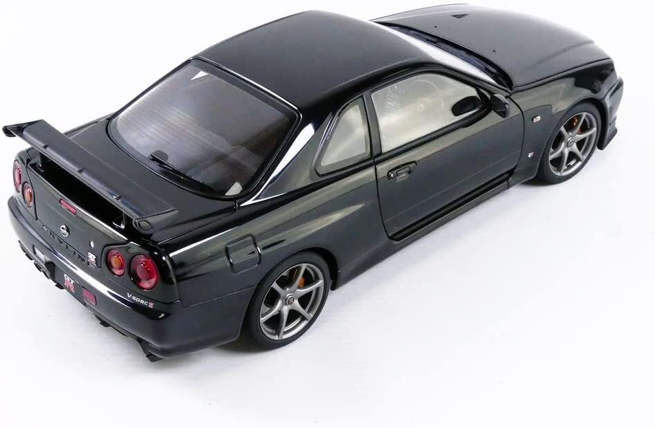AutoArt 1/18 Nissan Skyline GT-R (R34) V Spec II Black Pearl