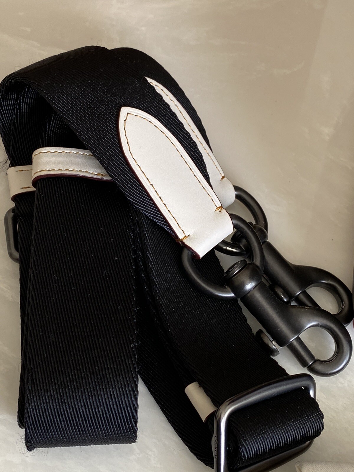 COACH 1941 GRAY/MULTI LEATHER DYLAN VINTAGE DOG MESSENGER BAG 11077 image 6