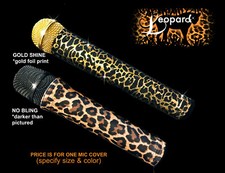 LEOPARD MIC COVER for CORDLESS microphones