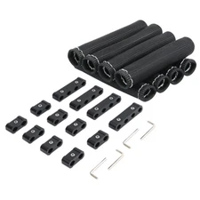 Spark Plug Heat Shield Protector Engine Spark Plug Wire Separator Black  20Pcs