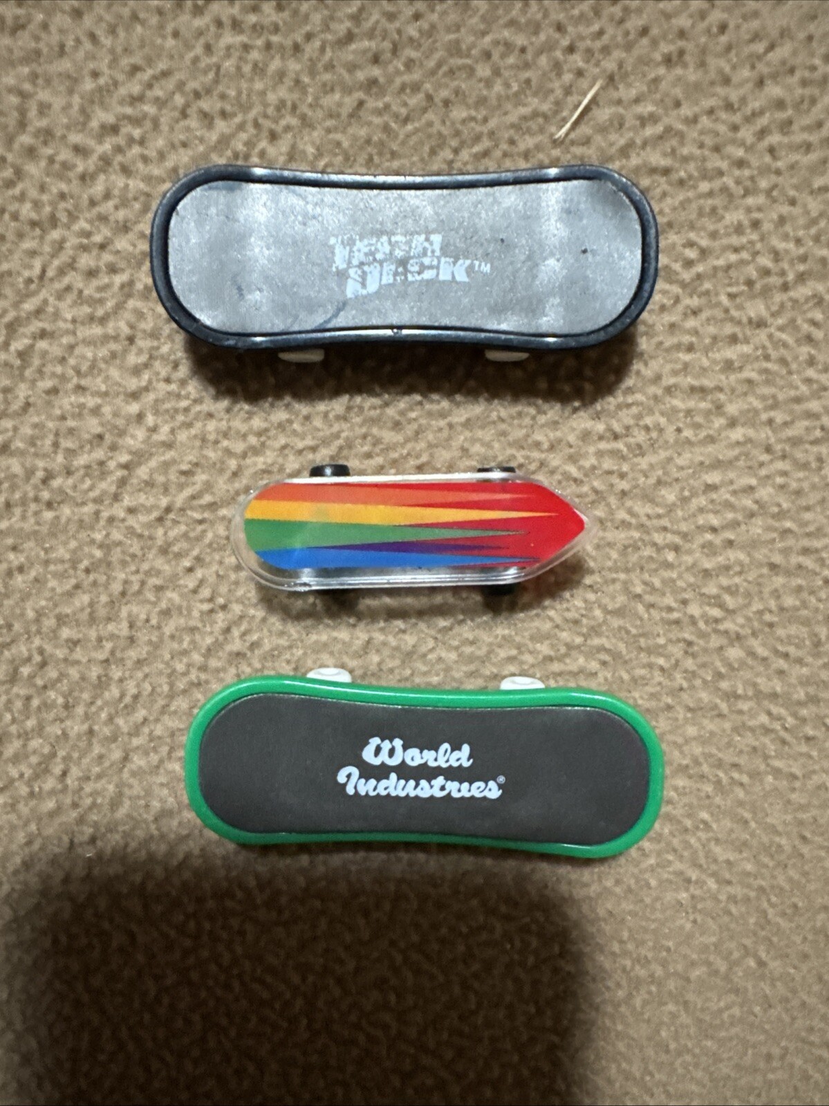 Tech Deck Clear Carrying Case Lot Of Boards, Accessories Hawk Hensley Flameboy